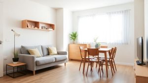 Mobilier inteligent pentru apartamente mici.