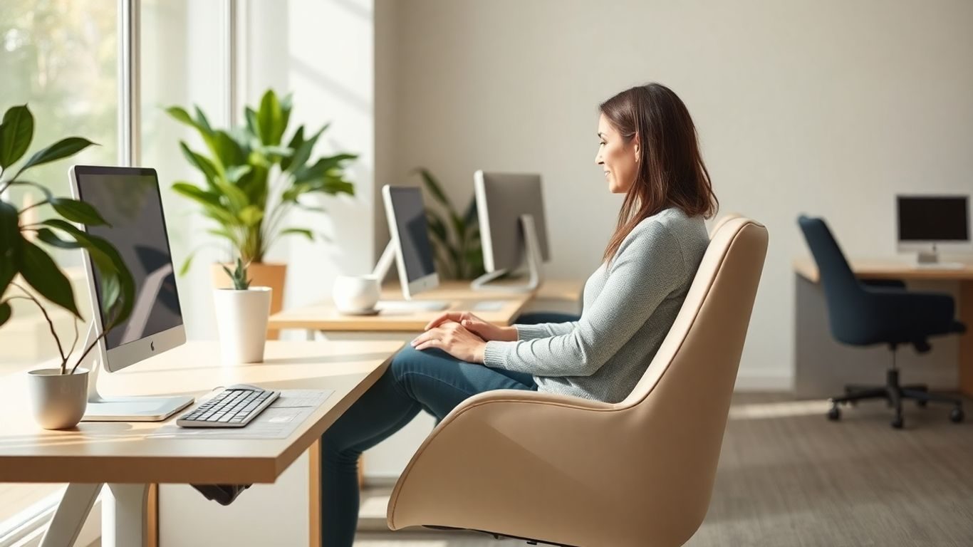 Design ergonomic subtil influențând starea de bine.